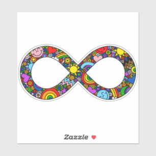 Infinity Neurodiverse Doodle Progress Pride Flag