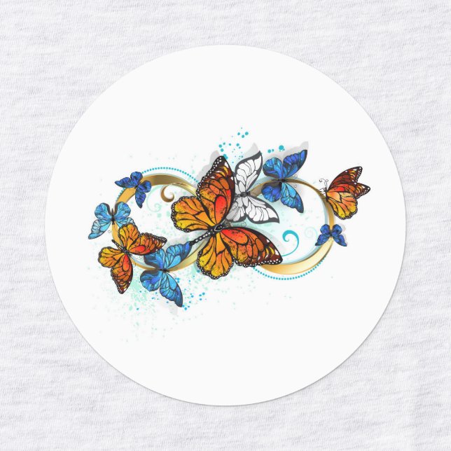 Infinity of Monarch Butterflies (Design 1)