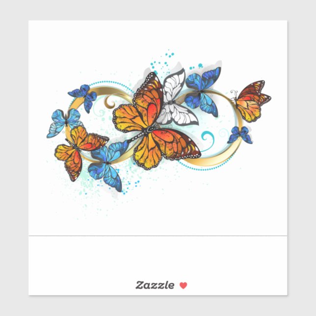 Infinity of Monarch Butterflies (Sheet)