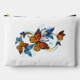 Infinity of Monarch Butterflies Accessory Pouch