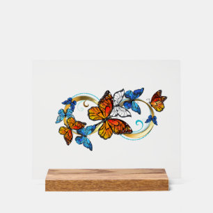 Infinity of Monarch Butterflies Acrylic Sign