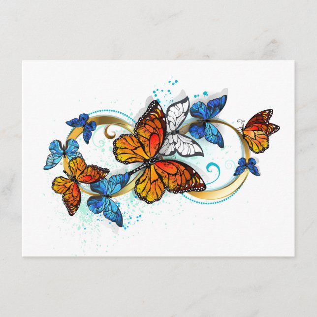 Infinity of Monarch Butterflies Advice Card (Front)