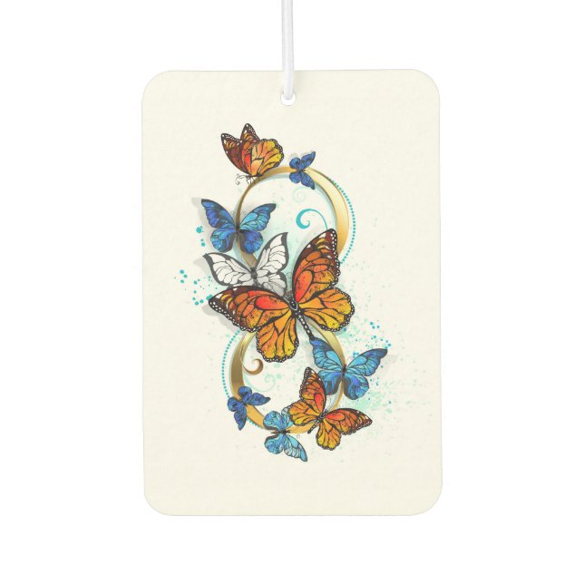 Infinity of Monarch Butterflies Air Freshener (Front)