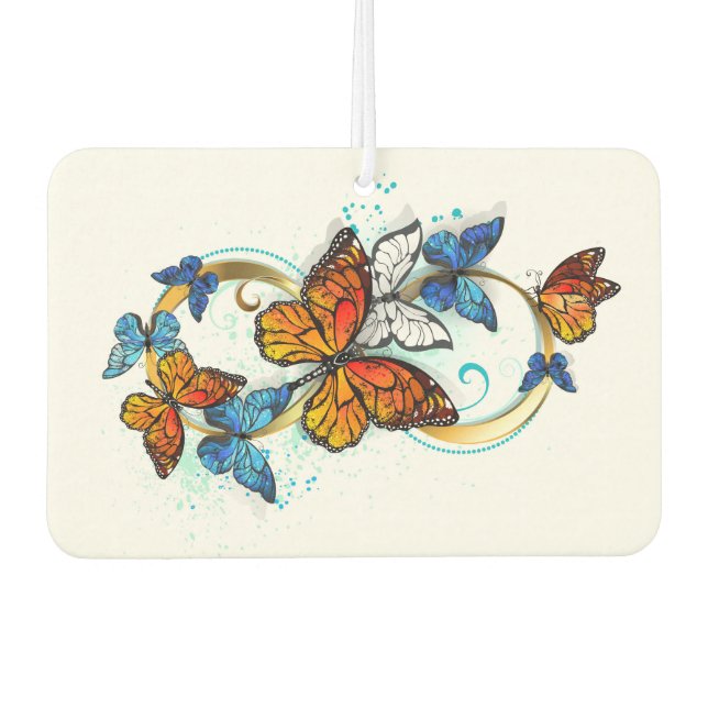 Infinity of Monarch Butterflies Air Freshener (Front)