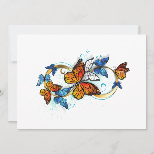 Infinity of Monarch Butterflies Announcement (Front)