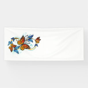 Infinity of Monarch Butterflies Banner