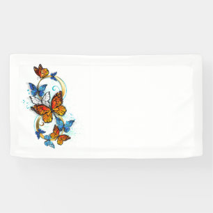 Infinity of Monarch Butterflies Banner