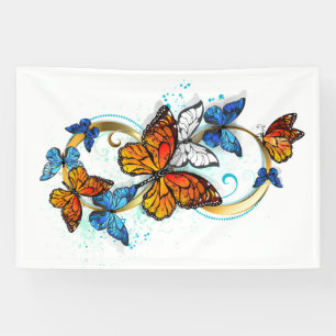 Infinity of Monarch Butterflies Banner