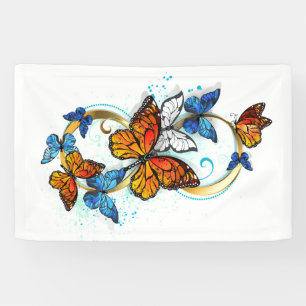 Infinity of Monarch Butterflies Banner