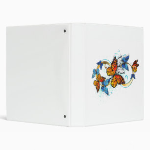 Infinity of Monarch Butterflies Binder