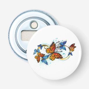 Infinity of Monarch Butterflies Bottle Opener