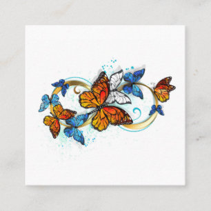 Infinity of Monarch Butterflies Calling Card