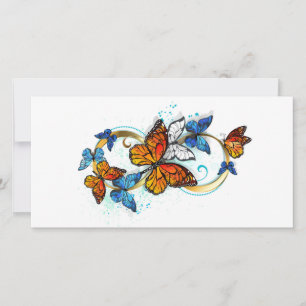 Infinity of Monarch Butterflies Card