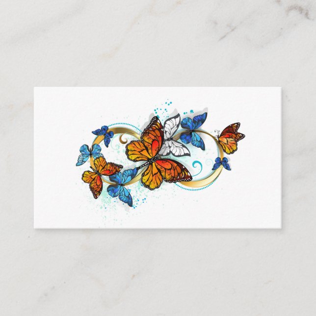 Infinity of Monarch Butterflies Enclosure Card (Front)
