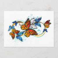 Infinity of Monarch Butterflies