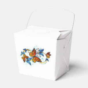 Infinity of Monarch Butterflies Favor Box