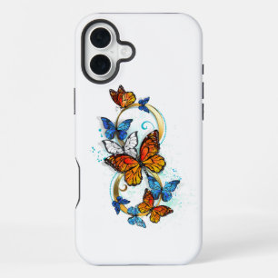 Infinity of Monarch Butterflies iPhone 16 Plus Case