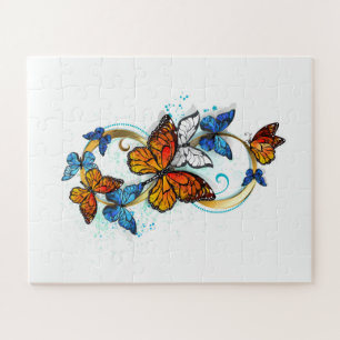 Infinity of Monarch Butterflies Jigsaw Puzzle