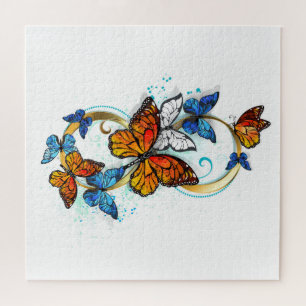 Infinity of Monarch Butterflies Jigsaw Puzzle