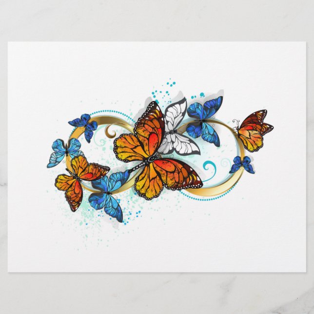 Infinity of Monarch Butterflies Letterhead (Front)