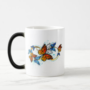 Infinity of Monarch Butterflies Magic Mug