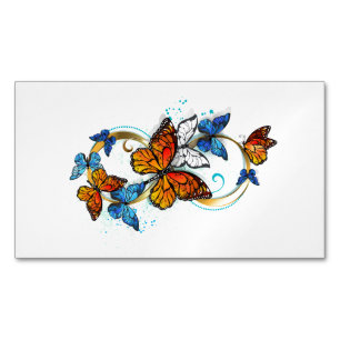 Infinity of Monarch Butterflies Magnetic Business Card