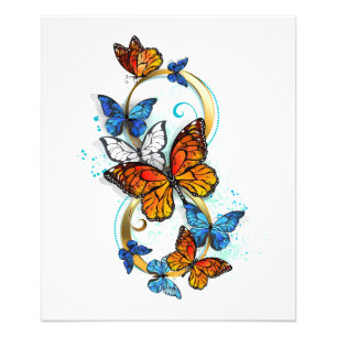 Infinity of Monarch Butterflies Photo Print
