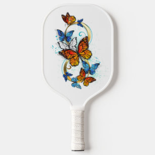 Infinity of Monarch Butterflies Pickleball Paddle