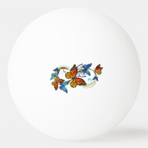 Infinity of Monarch Butterflies Ping Pong Ball
