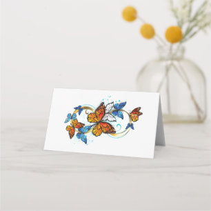 Infinity of Monarch Butterflies Place Card