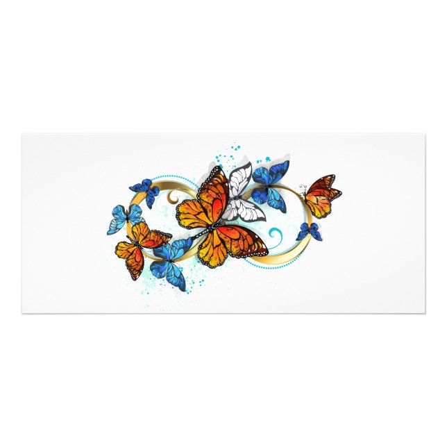 Infinity of Monarch Butterflies Rack Card (Front)