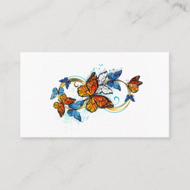 Infinity of Monarch Butterflies Referral Card (Front)