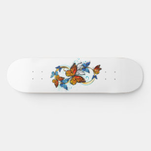 Infinity of Monarch Butterflies Skateboard