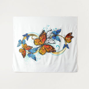 Infinity of Monarch Butterflies Tapestry