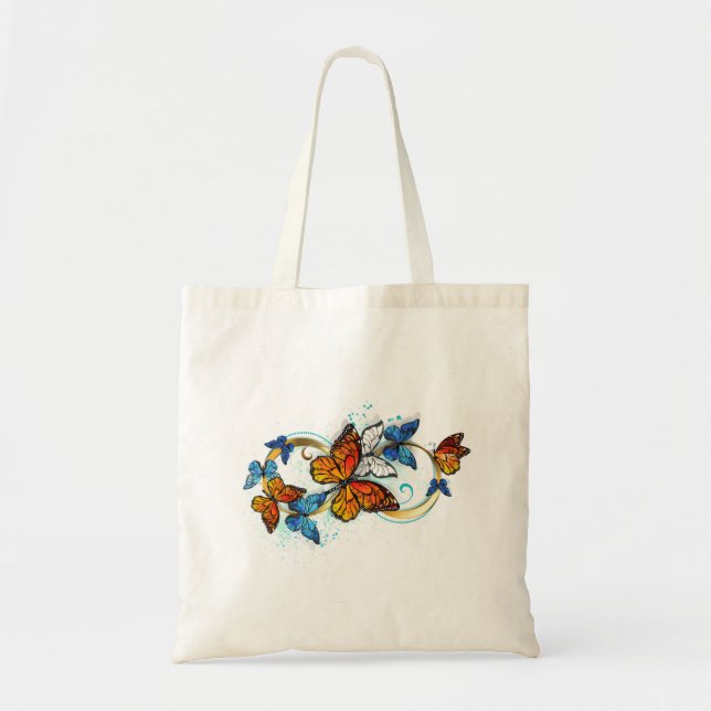 Infinity of Monarch Butterflies Tote Bag (Front)