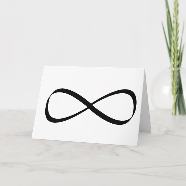 Infinity Sign Card (Front)