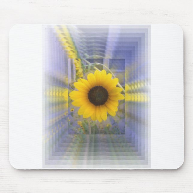 Infinity Sunflower Mouse Pad (Front)