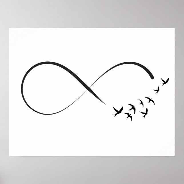 Infinity swallow symbol poster (Front)