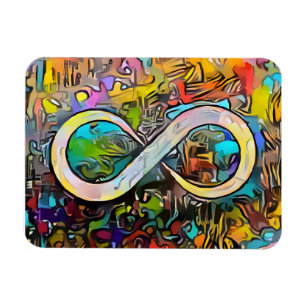 Infinity Symbol Autism Awareness Neurodiversity Magnet