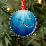 Infinity Symbol | Cool mathematics Gifts Metal Ornament<br><div class="desc">Science Symbol design - great for students,  mathematicians,  math/science teachers,  professors,  researchers or for all you scientist types out there!</div>