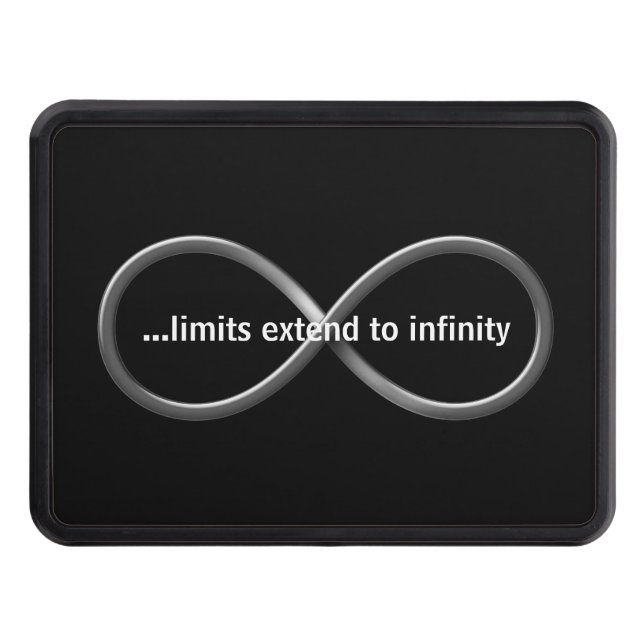 Infinity Symbol | Cool Trailer Hitch Cover (Front)