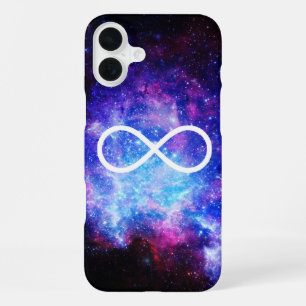 Infinity symbol nebula iPhone 16 plus case