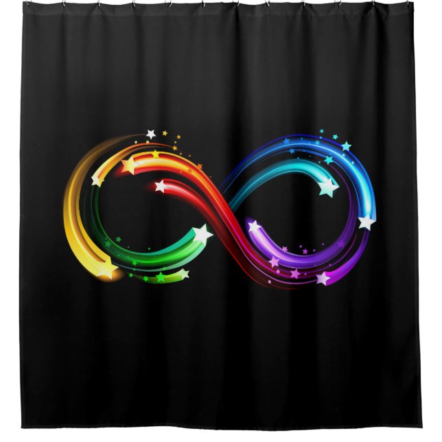 Infinity symbol of rainbow comets (Front)