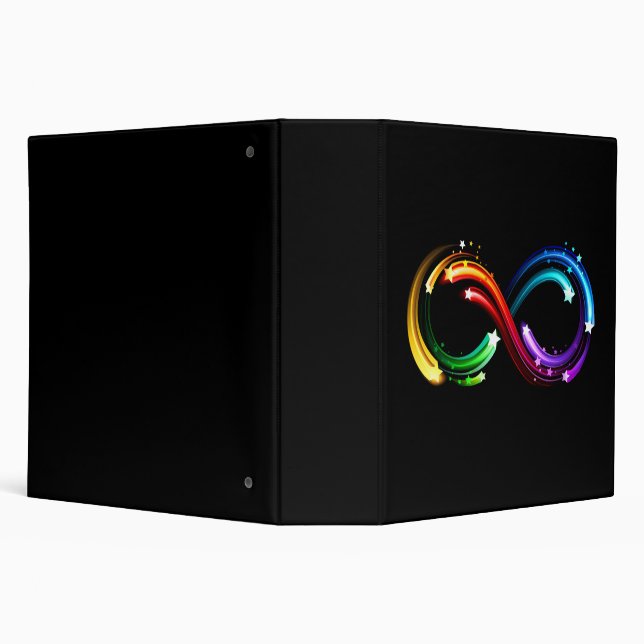 Infinity symbol of rainbow comets binder (Background)
