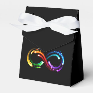 Infinity symbol of rainbow comets favor box
