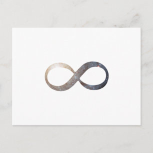 Infinity Symbol Postcard
