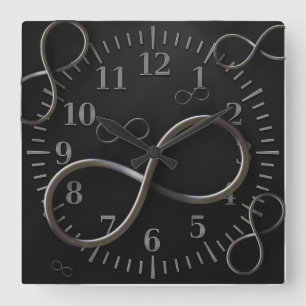 Infinity Symbol Wall Clock