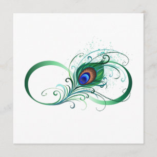 Infinity Symbol with Peacock Feather Program