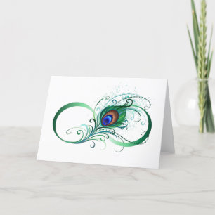 Infinity Symbol with Peacock Feather Program