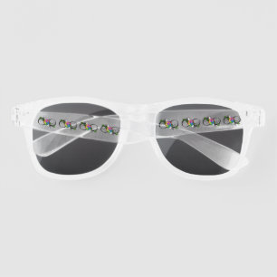 Infinity Symbol with Rainbow Rose Sunglasses